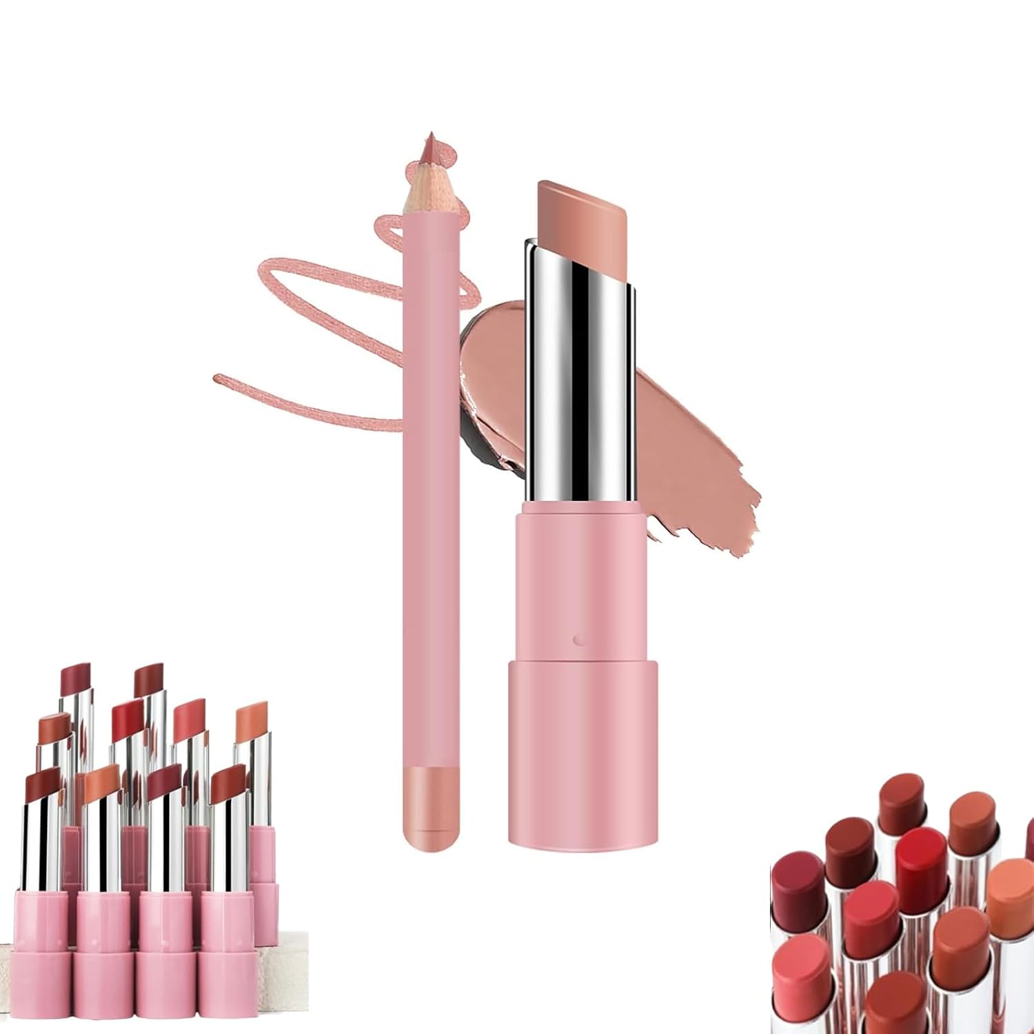 Joyeloo Lip Balm, Pink Drip Lip, Lifter Glaze Lips Balm, Joyeloo Hydrating Glaze LipBalm, Joyloo LipBalm, Long-Lasting Waterproof LipBalm Set 06#