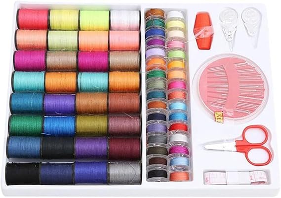 PIRUZHAO Sewing Kit for Sewing Machines with 100 Basic Sewing Accessories