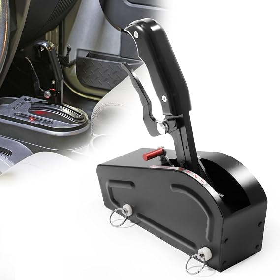 Pro Stick Black Automatic Shifter with Stealth Magnum Grip Replacement for B&M 81052