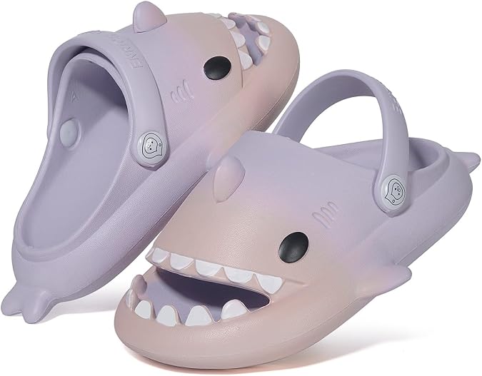 KVbabby Kids Shark Slides Boys Girls Cloud Sandals
