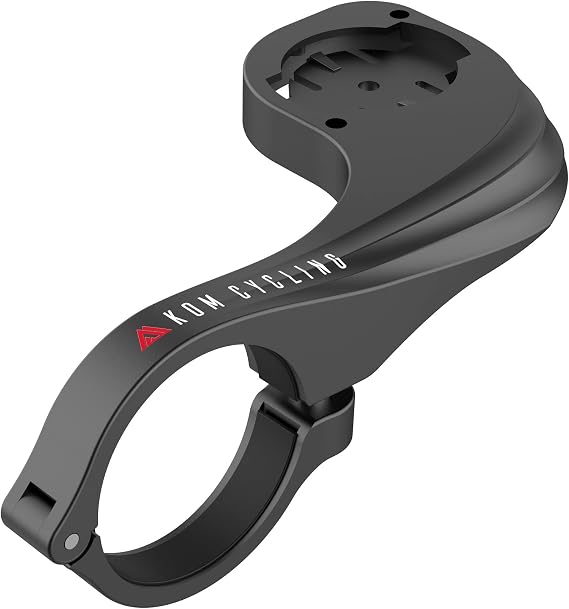 KOM Cycling Garmin Bike Mount with Carbon Finish from Edge Mount Designed for Edge 540, Edge 840 and Others