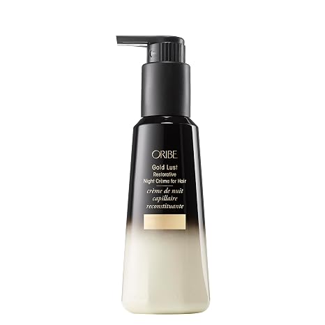 Oribe Gold Lust Night Cream - Repairs Damaged Hair - Leave-In Cream - 5oz | Deeply Repairs Damaged Hair - Helps Reduce Split Ends & Prevents Future Damage - Softens & Smooths Hair - For Damaged Hair