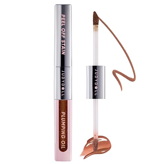 JUDYDOLL Lip Stain Peel Off, Lip Liner Stain, Matte Long Lasting Waterproof