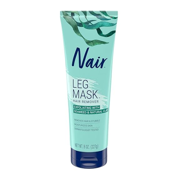 Nair Hair Remover Seaweed Leg Mask, Depilatory, 8 Oz Bottle