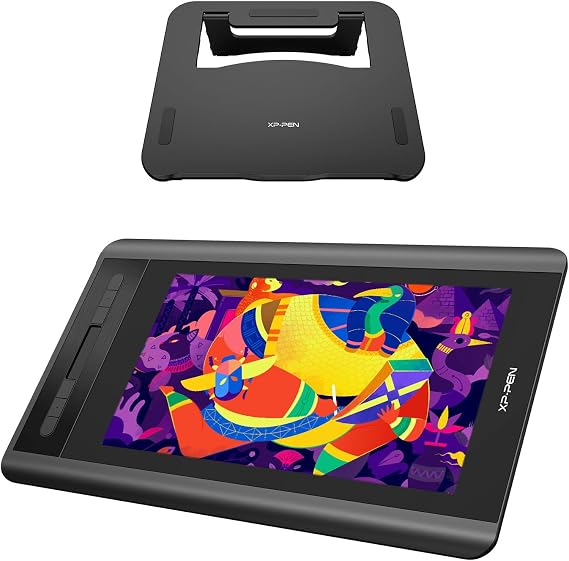 XPPen Artist12 11.6 Inch FHD Drawing Monitor Pen Display Graphic Monitor and AC42 Graphics Tablet Stand Drawing Tablet Stand Laptop Stand Mobile Device Stand Holder