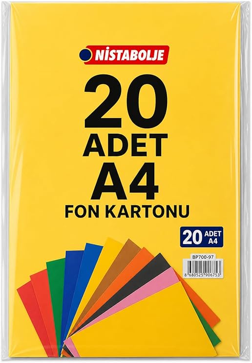 A4 Color Fund Carton 23x34 10 (Package with 2) 10 Colors