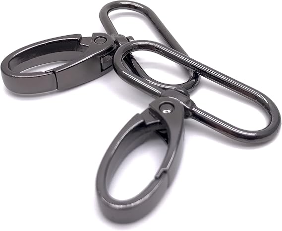1.5 inch Swivel Lobster Clasp 1-1/2 inch Metal Swivel Snap Hooks | 10pcs for Purses Bag Hardware Handbag Backpack Shoulder Bag Dog Collors Webbing Lanyard Strap Craft Making Gunmetal