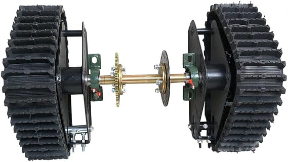 23.6" ATV Rear Axle Kit, 60CM Go Kart Karting UTV Buggy Quad Rear Axle Electromotor ATV Snow Sand Tracks