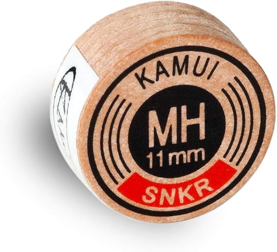 KAMUI Snooker Original Laminated Billiard CUE TIP - 1 pc (Medium/Hard, 11 mm)