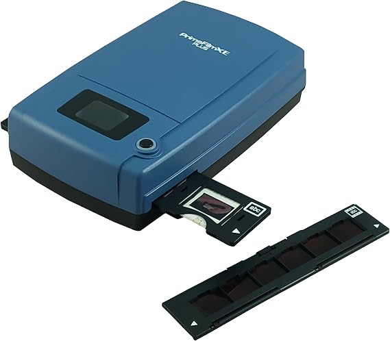 Pacific Image PrimeFilm XE Plus Film Scanner. 35mm Film & Slide Scanner. Manual Film & Slide Scanning. 10000 dpi/48-bit Output. 3.9 Dynamic Range. Mac/Pc.
