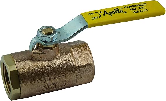 70-104-01 Apollo Manual Bronze Ball Valve 3/4IN NPT D646002 (Pack of 2)