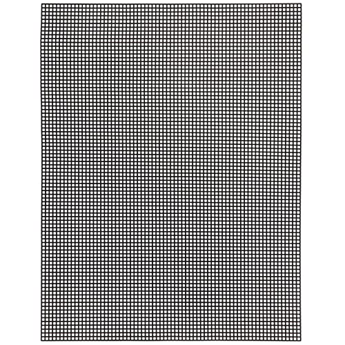 Hobby Lobby Black 7-Mesh Plastic Canvas Sheet - 10 12 x 13 12 Set Includes 5 Canvas Sheets