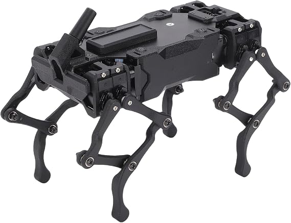 Smart Robot Dog, Advanced 12 DOF Quadruped Robotic Dog with 2.3kg.cm Servos and Real Time Feedback, for ESP32 and RasPi OpenCV Functions