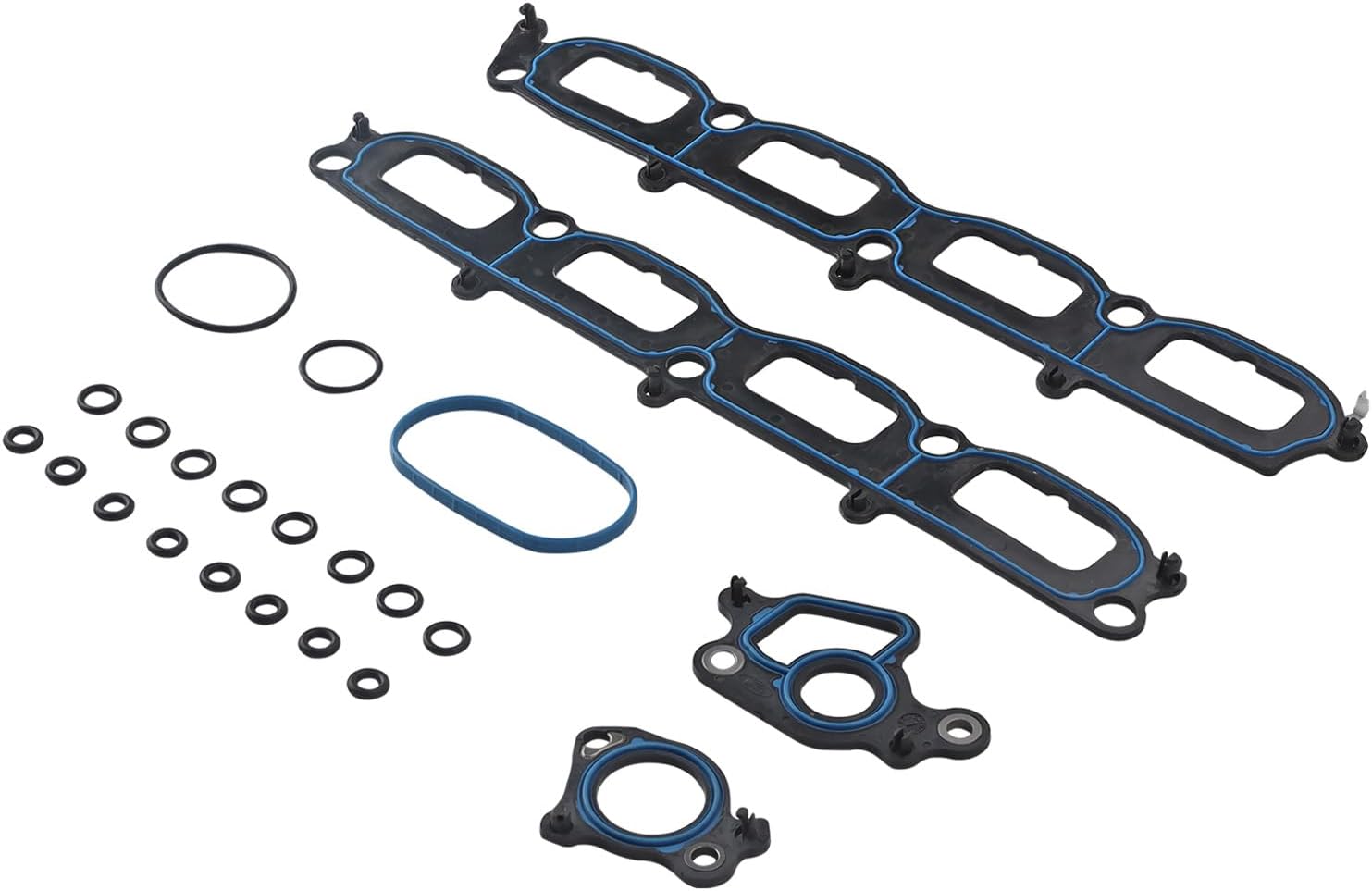 ZONFANT Manifold Gasket Set Compatible with Ford Lincoln Vehicle 2004-2014 Expedition F150 F250 F350 Super Duty, 2005-2014 Navigator Mark LT 5.4L SOHC Vin 5 V, Replace#MS96696