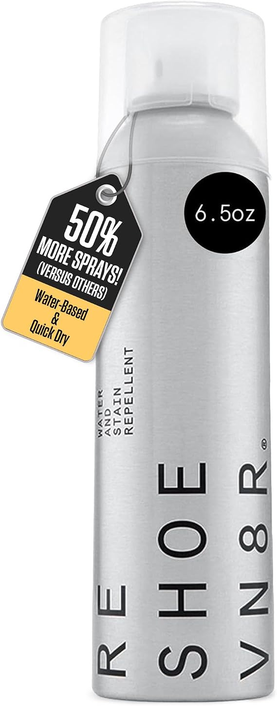 RESHOEVN8R Waterproof Shoe Spray - Rain & Stain Protector, 6.5oz