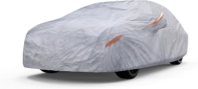 Autotech Park Waterproof All Weather Car Cover Compatible with 2025 Mazda CX-70, Heavy Duty OutdoorIndoor Protection, Max Protection from Sun Rain Wind & Snow