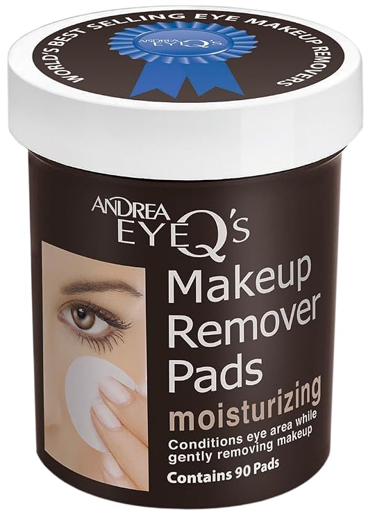 Andrea Eye Q's Moisturizing Makeup Remover, 65 Pads