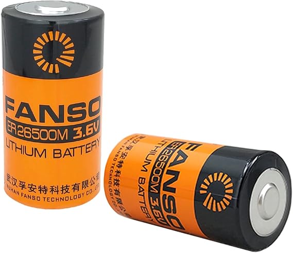 2 Pack ER26500M ER26500 3.6V 6000mAh Lithium Battery High Capacity C Size Thionyl Chloride Battery Replace TL-2200 TL-4920 TL-5920
