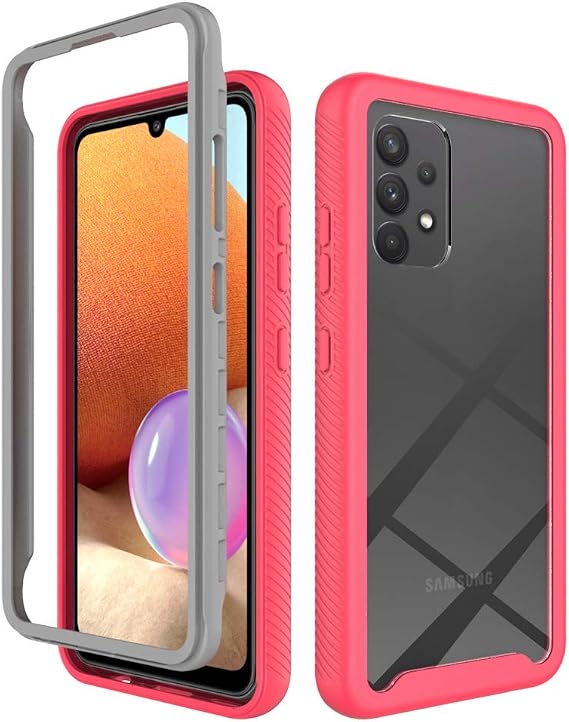 Case for Samsung Galaxy A32 4G Case Cover,Anti-Fall and Shock-Absorbing Protective Cover Case for Samsung SM-A325F/DS Galaxy A32 4G 2021 / SM-A325M/DS SM-A325F SM-A325M Case Red