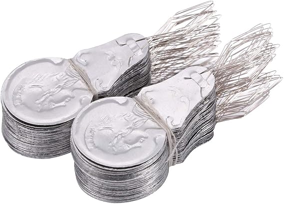 100x Silver Tone Wire Loop DIY Needle Threader Stitch Insertion Hand Machine Sewing Tool