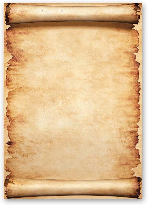 Motif Letter Paper! Antique & History Parchment 20 Sheets DIN A4 - Paper-Media
