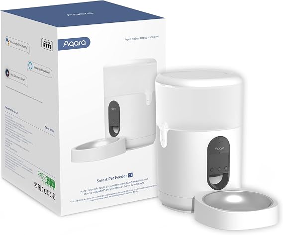 Aqara Smart Pet Feeder C1, Auto Cat Food Dispenser with APP Control