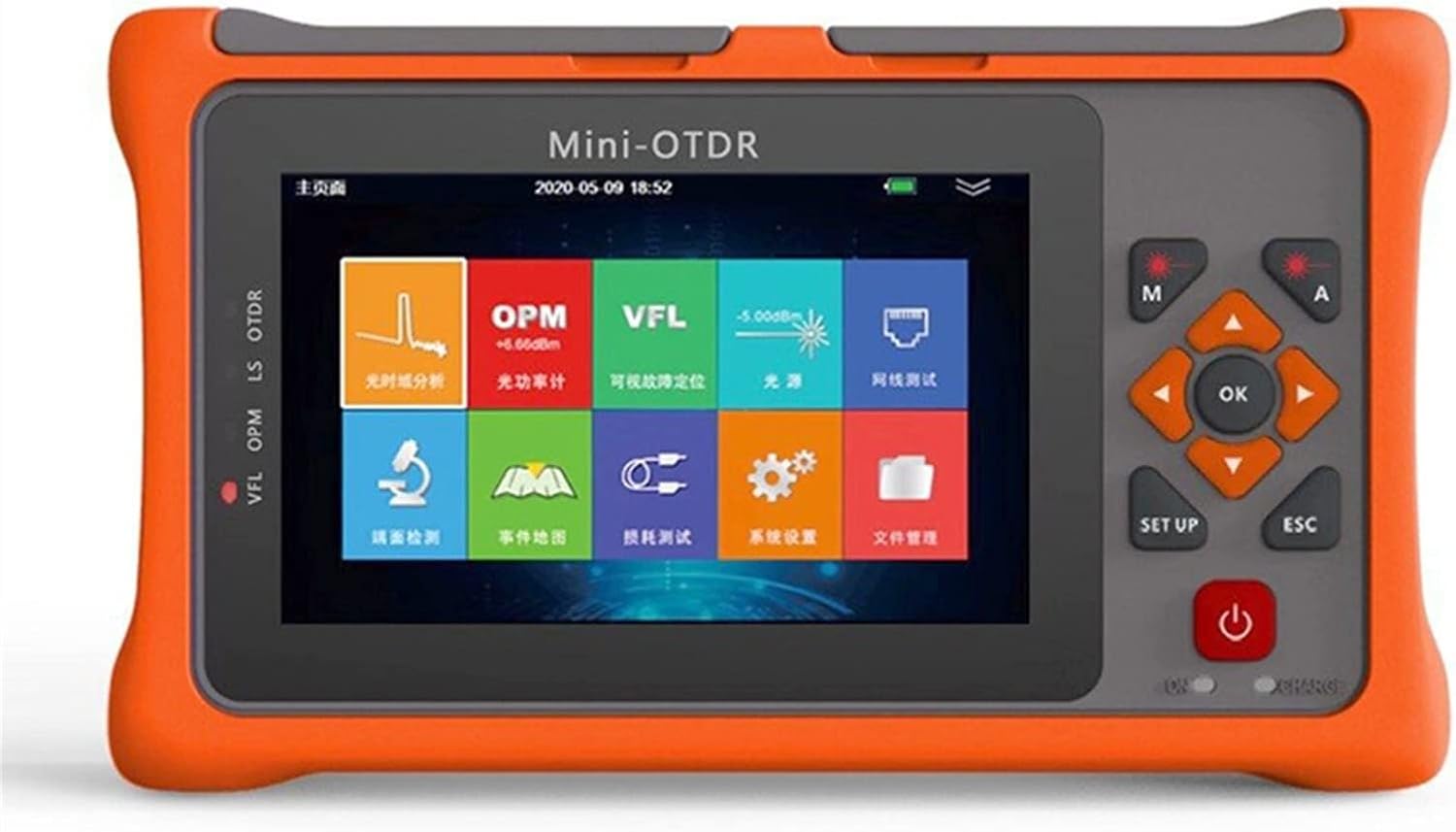 Optical Power Meter OTDR Fiber Optic Tester Fault Breakpoint Fiber Optic Fault Finder Fiber Optic Testing Tool Fiber Optic Cable Tester Precision Handheld