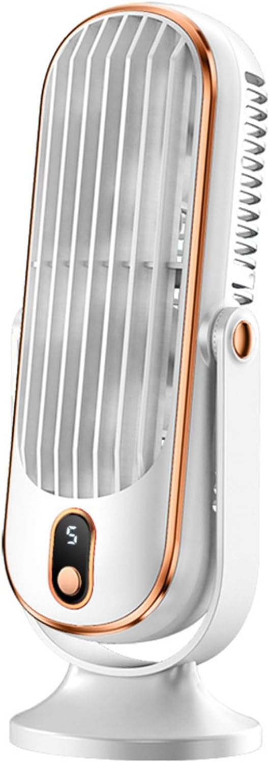 Portable Air Cooler, Personals Air Conditioners, Usb Rechargable Desk Fan With 5 Speed, Oscillating Fan, 720 Degree Rotation Design, I=room Cooler For Travel Essentials