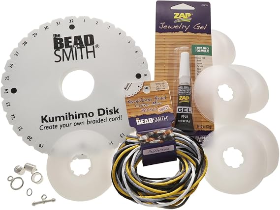 The Beadsmith Kumihimo Starter Kit, Japanese Art of Braiding