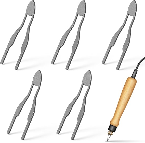 DIYEH 5pcs Pyrography Tips, Replacement Wire Nibs for Burning Tools