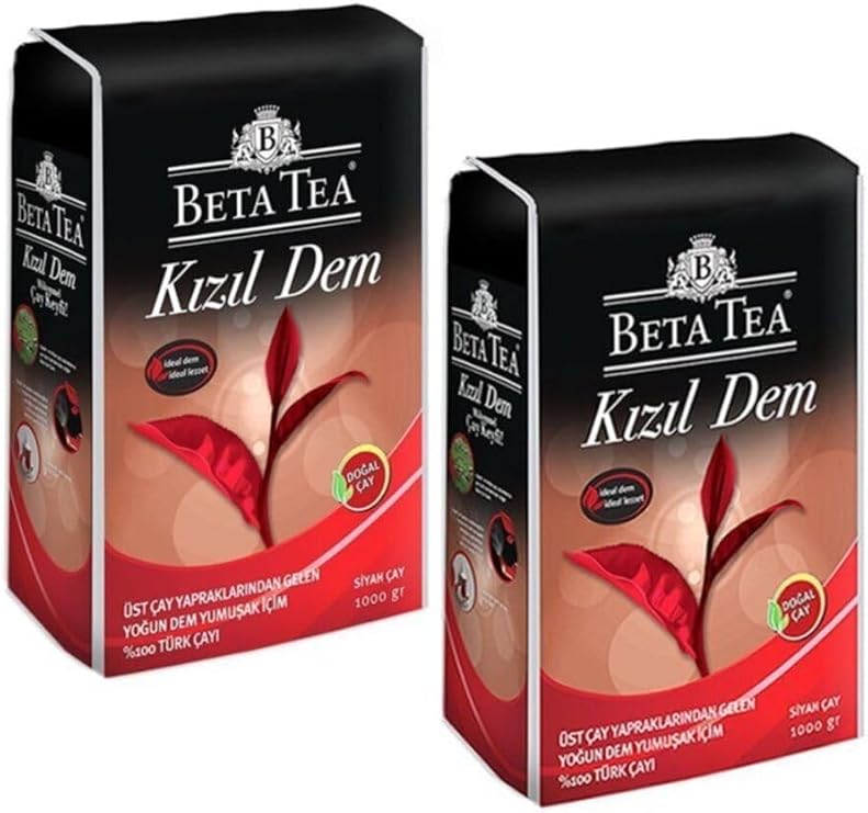 Beta Tea Beta Kızıl Dem Türk Çayı 1000Gr X 2 Adet