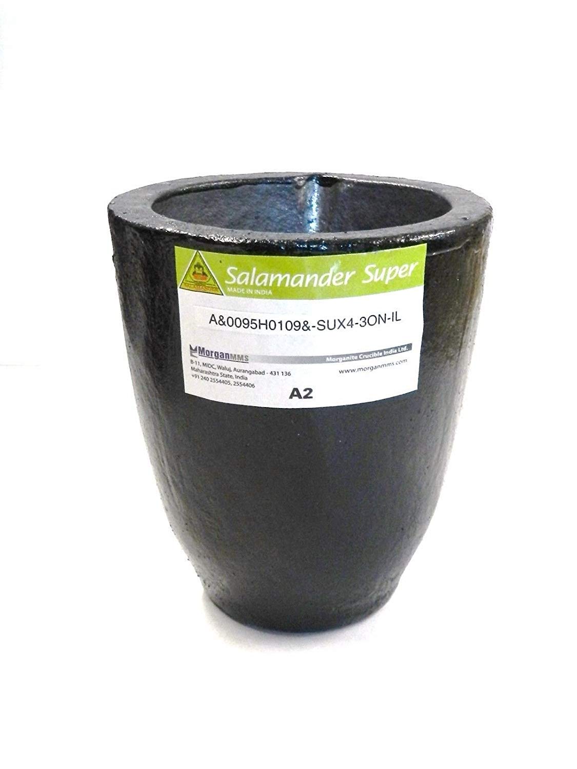 BooToolTM SALAMANDER SUPER A2 CLAY GRAPHITE MELTING CRUCIBLE MELT GOLD SILVER BRASS MORGAN