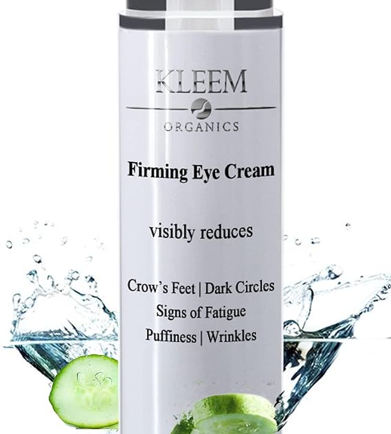 Kleem Under Eye Cream for Dark Circles and Puffy Eyes - Anti Aging Eye Cream with Peptides and Niacinamide that Reduces Eye Bags, Crows Feet, Fine Lines & Sagginess - Eye Cream for Wrinkles, 0.51oz