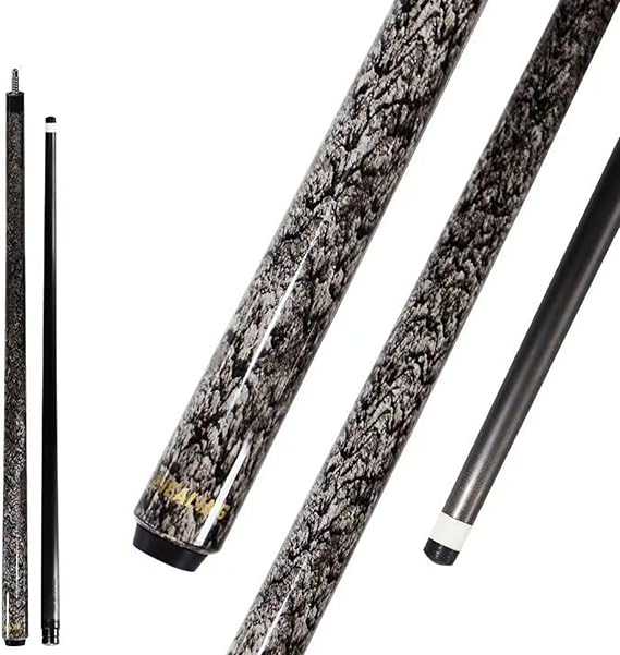 Carbon Fiber Billiard Pool Cue Sticks, 58" Professional Billiard Pool Cues
