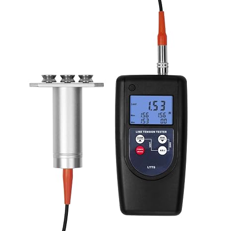 Wire Tension Meter, Hand-held Tensiometer for Fibers, Wires, Optical fibe, Range 0~0.44Lbf