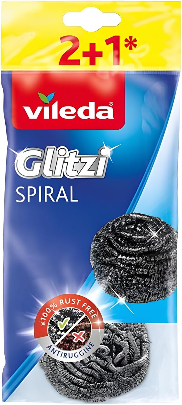 Vileda Glitzi Inox Çelik 3lü Paket