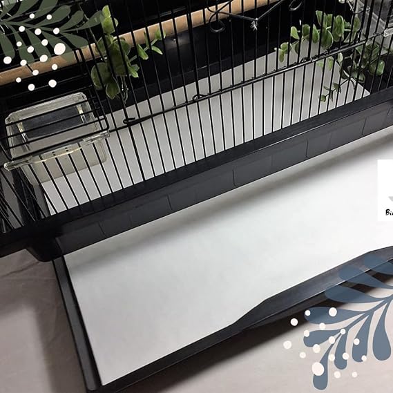 BirdCage Liners -POLY COATED, SMALL CAGES,100 or 150 Pre-Cut Sheets