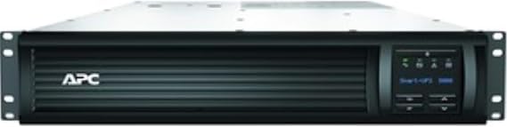 APC 3000VA Smart UPS with SmartConnect, SMT3000RM2UC Rack Mount UPS Battery Backup, Sinewave, AVR, 120V, Line Interactive Uninterruptible Power Supply