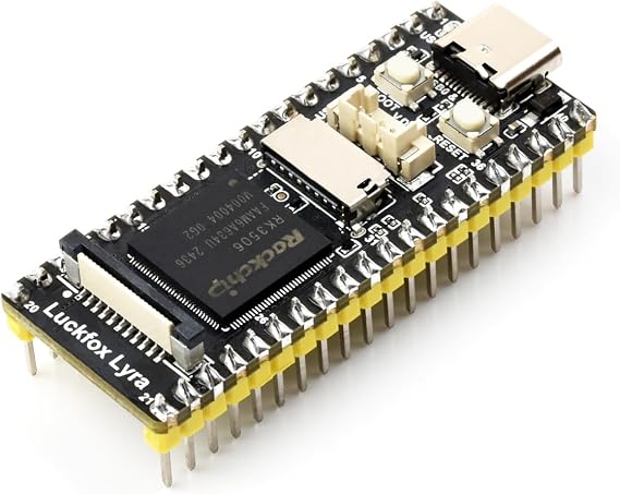 Waveshare Luckfox Lyra RK3506G2 Linux Micro Development Board, Integrates Tripe-core ARM Cortex-A7 and ARM Cortex-M0 Processors, with Header