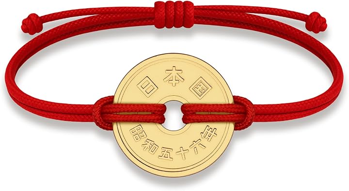 HOBBY OF KINGS Good Luck Coin Bracelet | 18k Gold Plated Wristband | Handmade Jewelry for Collectors and History Lovers