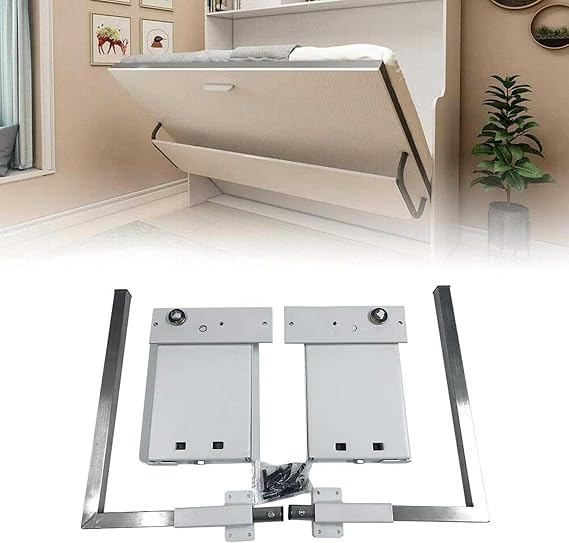 Murphy Bed Hardware Kit - High Load DIY Capacity Wall Springs Mechanism for Full, Queen, Twin, King Size Bed - Durable and Reliable Mounting Kit