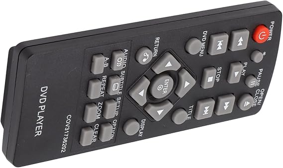 COV31736202 New Replacement Remote Control, Sensitive Keys Stable Signal with Big Buttons, Ideal for DP132NU DVD Player