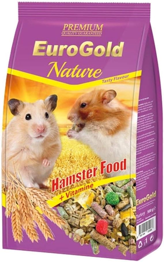 EuroGold Hamster Feed, Fiber Source, Digestive Aid, 500 Gr
