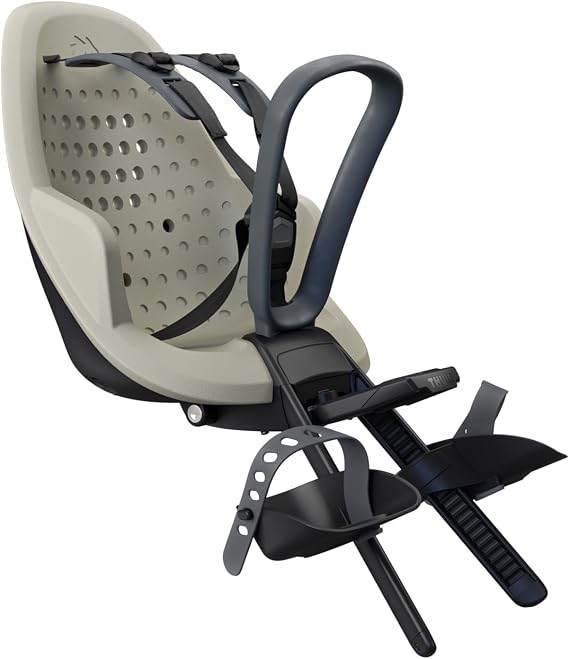 Thule Yepp 2 Mounted Child Bike seat, Adjustable footrests, 5-Point Harness and Easy to Mount Design