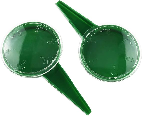 E-outstanding 2PCS Seed Dispenser Garden Plant Adjustable Seeder Sower Planter Hand Seeder Tool Green