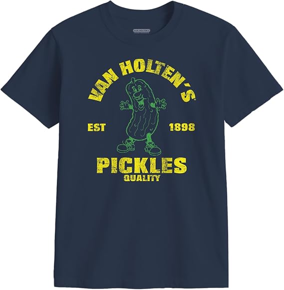 2Bhip Van Holten's Pickles Est. 1898 Quality Graphic T Shirt Navy