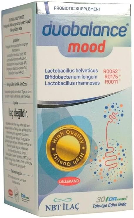 Nbt İlaç Duobalance Mood Probiyotik Takviyesi, 30 Kapsül
