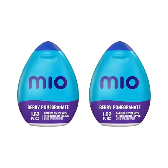 Mio Liquid Water Enhancer, Berry Pomegranate, 1.62 OZ (Pack of 2)