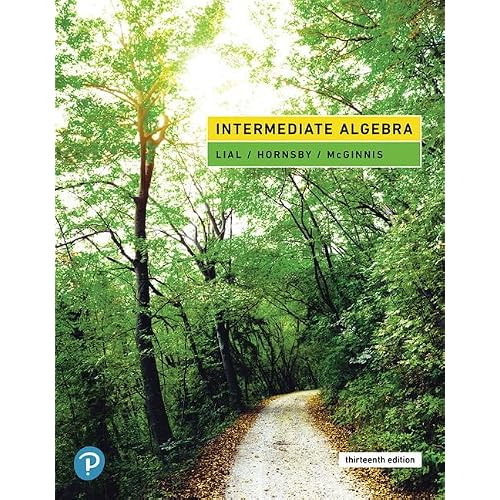 Intermediate Algebra 13th Edition