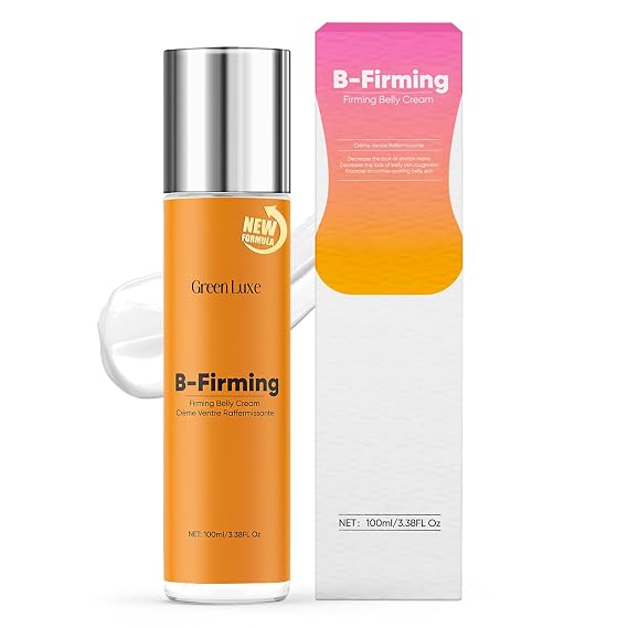 Belly Firming Cream Become Flat Skin Tightening Cream for Body: Lift & Tone Tummy, Thighs, Booty & Arms Stretch Mark & Cellulite Sculpting Lotion for Women 3.38 Fl Oz